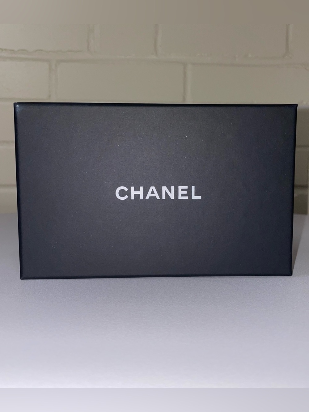 Authentic Chanel Gift Box! Wallet Size 6 1/4” x 4” x 1 3/4”